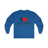 I Love Butterflies Ultra Cotton Long Sleeve Tee
