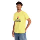 I Love My Labrador Retriever Unisex Heavy Cotton Tee