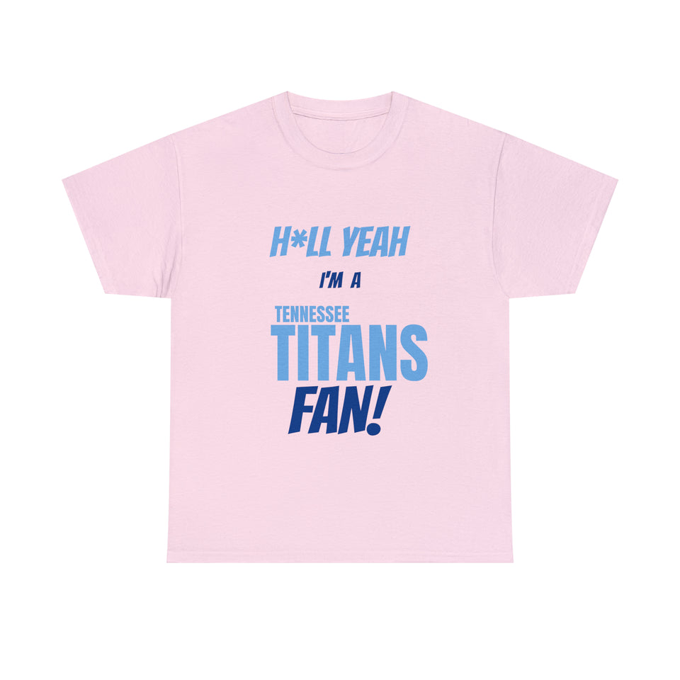 Tennessee Titans Football Unisex Heavy Cotton Tee