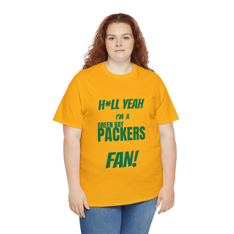 Green Bay Packers Football Unisex Heavy Cotton Tee