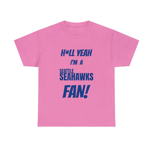 Seattle Seahawks Football Unisex Heavy Cotton Tee