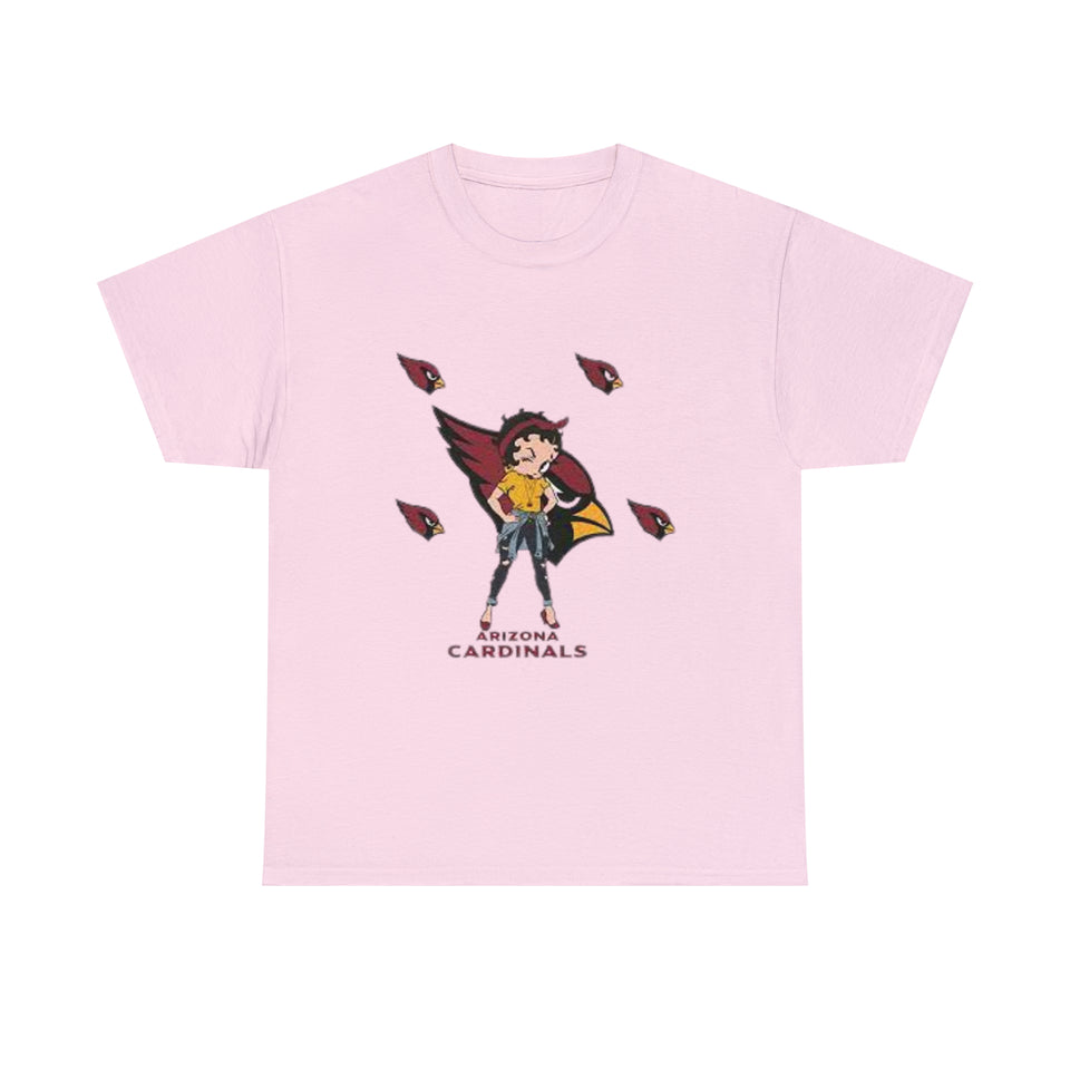 Arizona Cardinals Betty Unisex Heavy Cotton Tee