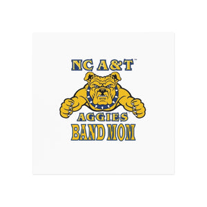 NC A&T Band Mom Square Magnet