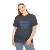 Pray Work Slay Unisex Heavy Cotton Tee