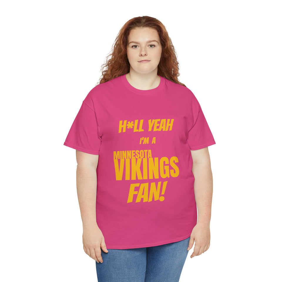 Minnesota Vikings Football Unisex Heavy Cotton Tee