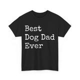 Best Dog Dad Unisex Heavy Cotton Tee