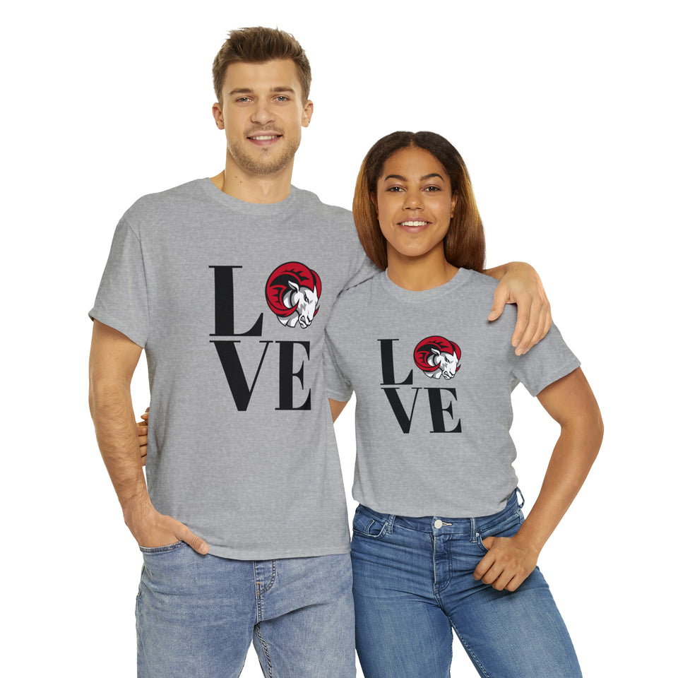LOVE WSSU Unisex Heavy Cotton Tee