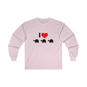 I Love Turtles  Ultra Cotton Long Sleeve Tee