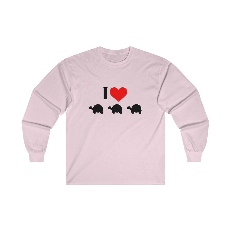 I Love Turtles  Ultra Cotton Long Sleeve Tee