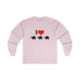I Love Turtles  Ultra Cotton Long Sleeve Tee