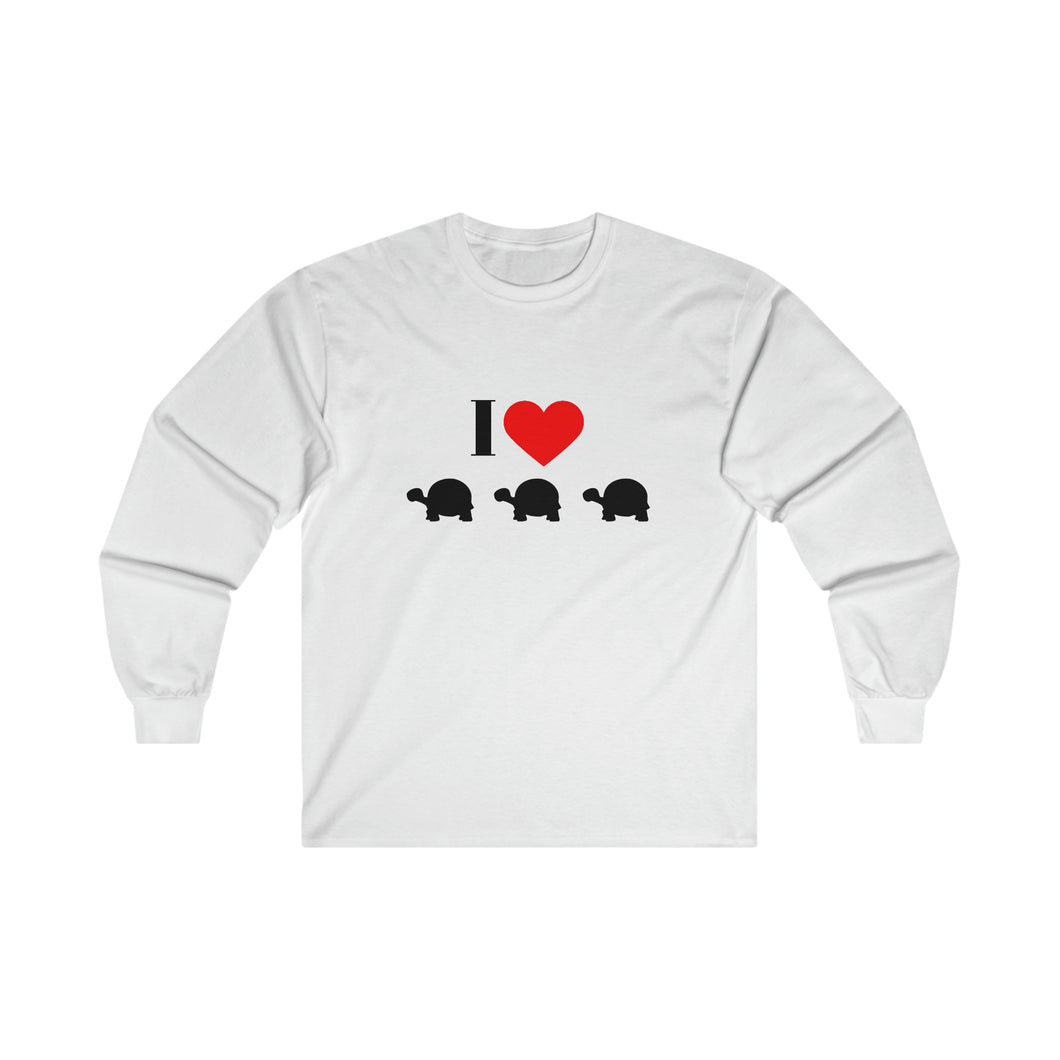 I Love Turtles  Ultra Cotton Long Sleeve Tee