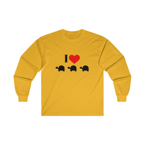 I Love Turtles  Ultra Cotton Long Sleeve Tee