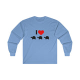 I Love Turtles  Ultra Cotton Long Sleeve Tee