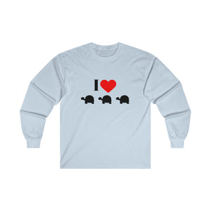 I Love Turtles  Ultra Cotton Long Sleeve Tee