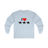 I Love Turtles  Ultra Cotton Long Sleeve Tee