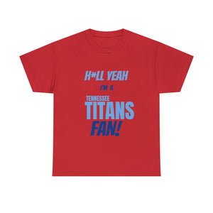 Tennessee Titans Football Unisex Heavy Cotton Tee