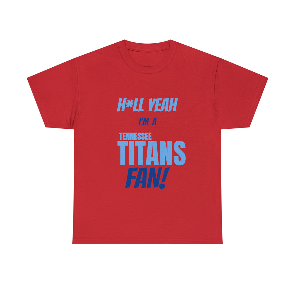 Tennessee Titans Football Unisex Heavy Cotton Tee