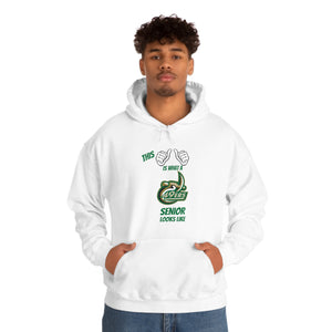 This Is What A UNCC Senior Looks Like Unisex Heavy Blend™ Hooded Sweatshirt