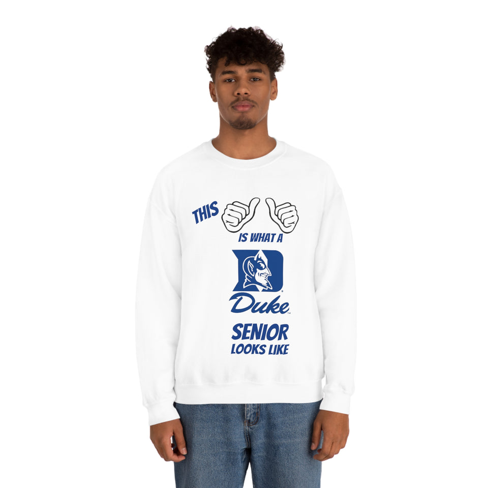 This Is What A Duke Senior Looks Like Unisex Heavy Blend™ Crewneck Sweatshirt