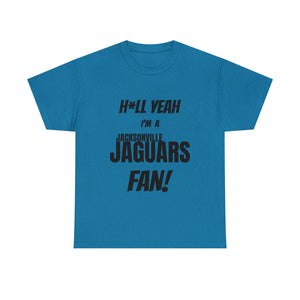 Jacksonville Jaguars Football Unisex Heavy Cotton Tee