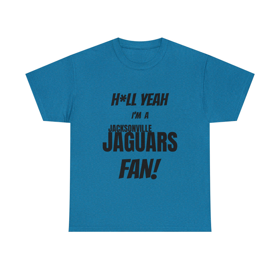 Jacksonville Jaguars Football Unisex Heavy Cotton Tee