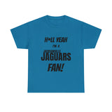 Jacksonville Jaguars Football Unisex Heavy Cotton Tee