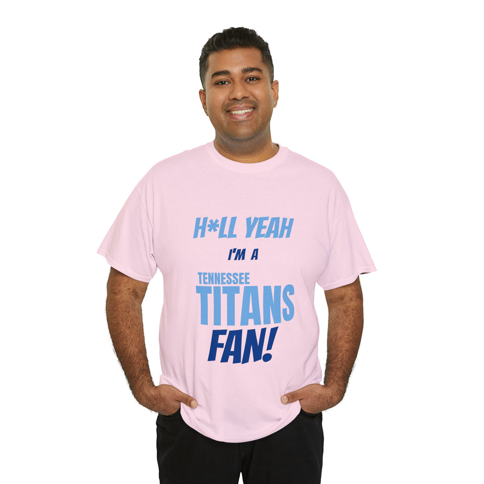 Tennessee Titans Football Unisex Heavy Cotton Tee