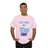 Tennessee Titans Football Unisex Heavy Cotton Tee
