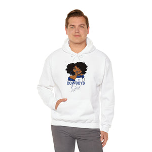 Dallas Cowboys Girl Unisex Heavy Blend™ Hooded Sweatshirt