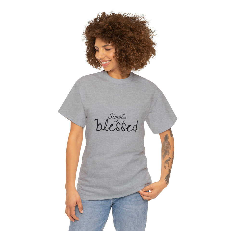 Simply Blessed Unisex Heavy Cotton Tee