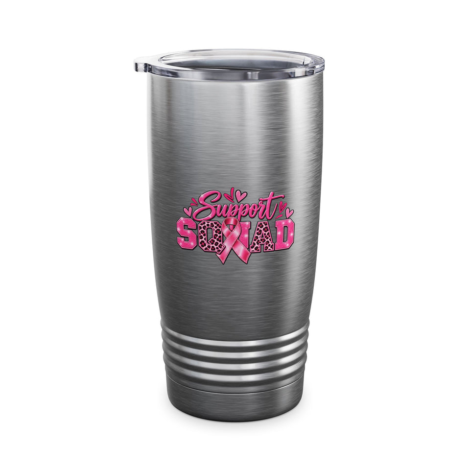Support Squad Breast Cancer Awareness Ringneck Tumbler, 20oz