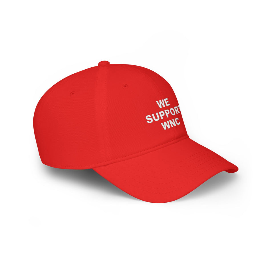 We Support WNC Low Profile Baseball Cap
