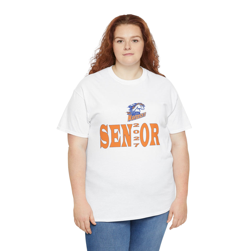 Marvin Ridge HS Senior 2027 Unisex Heavy Cotton Tee