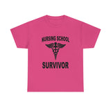Nursing School Survivor Cotton Tee