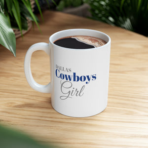 Dallas Cowboys Girl Ceramic Mug 11oz