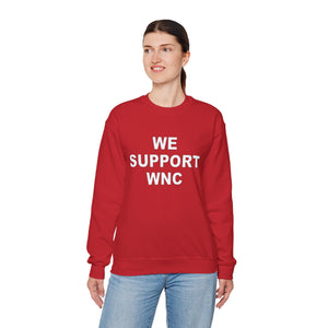 We Support WNC Unisex Heavy Blend™ Crewneck Sweatshirt