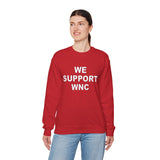 We Support WNC Unisex Heavy Blend™ Crewneck Sweatshirt