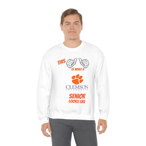 This Is What A Clemson Senior Looks Like Unisex Heavy Blend™ Crewneck Sweatshirt