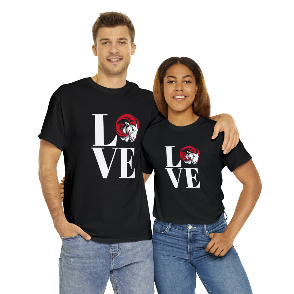 LOVE WSSU Unisex Heavy Cotton Tee