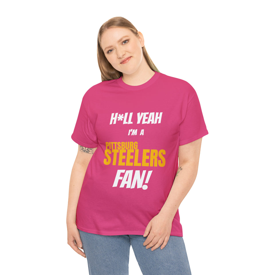 Pittsburgh Steelers Football Unisex Heavy Cotton Tee