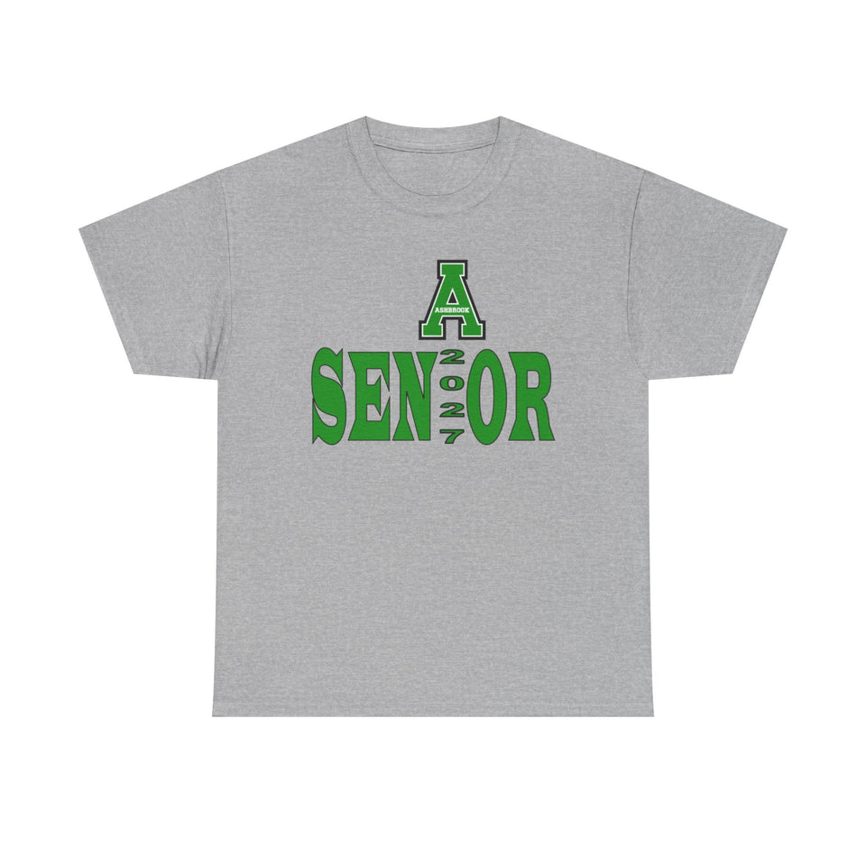 Ashbrook HS Senior 2027 Unisex Heavy Cotton Tee
