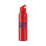 Harris Walz 2024 Sky Water Bottle