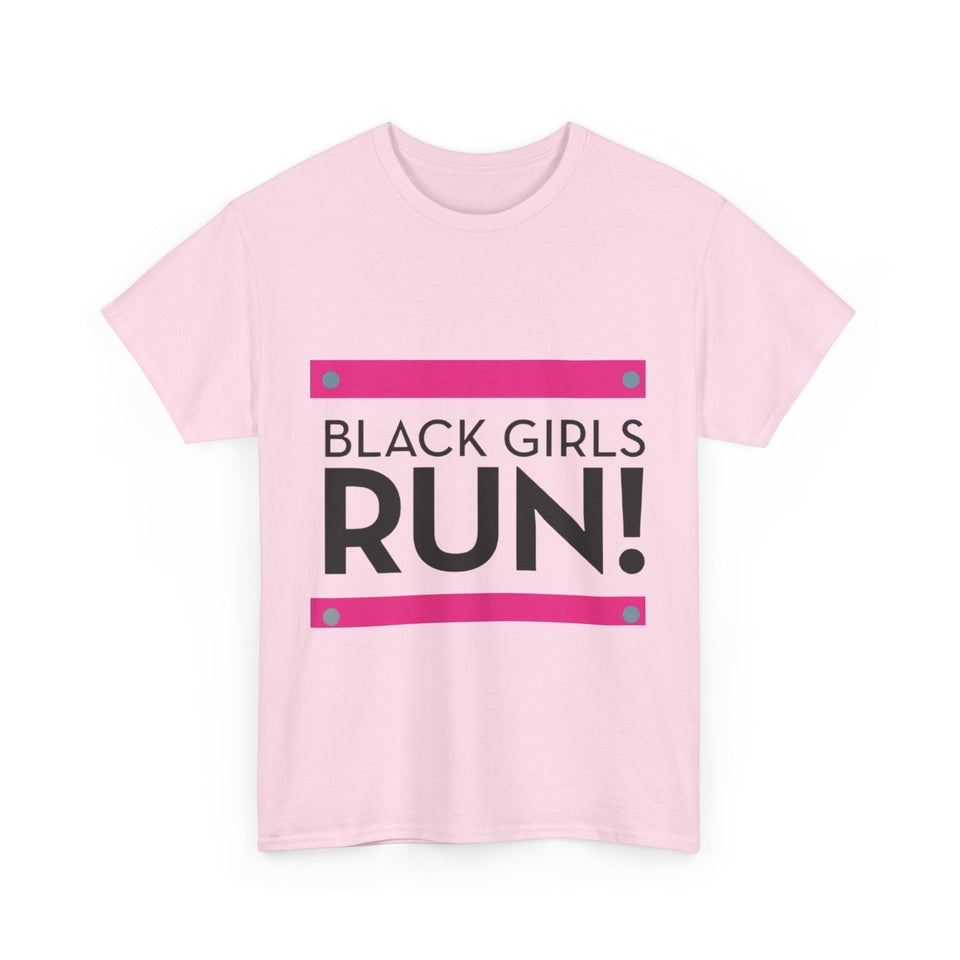 Black Girls Run Unisex Heavy Cotton Tee