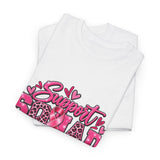 Support Squad Breast Cancer Awareness Unisex Heavy Cotton Tee