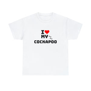 I Love My Cockapoo Unisex Heavy Cotton Tee