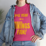 Minnesota Vikings Football Unisex Heavy Cotton Tee