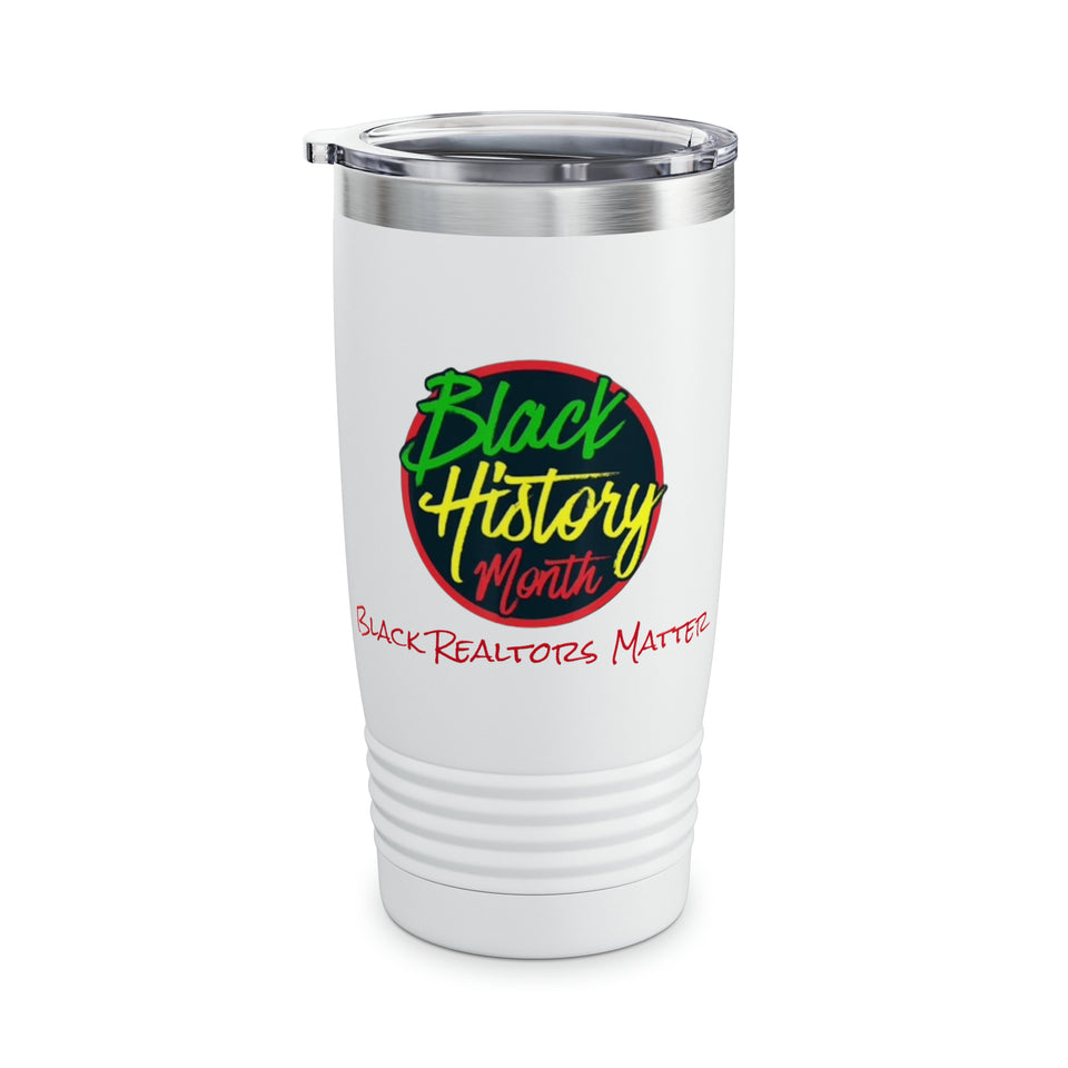 Black Realtors Matter Ringneck Tumbler, 20oz