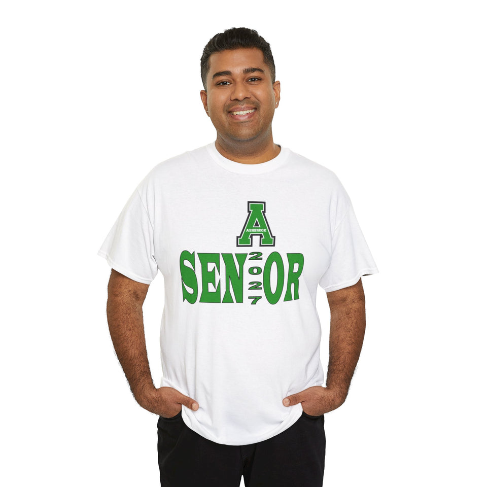 Ashbrook HS Senior 2027 Unisex Heavy Cotton Tee
