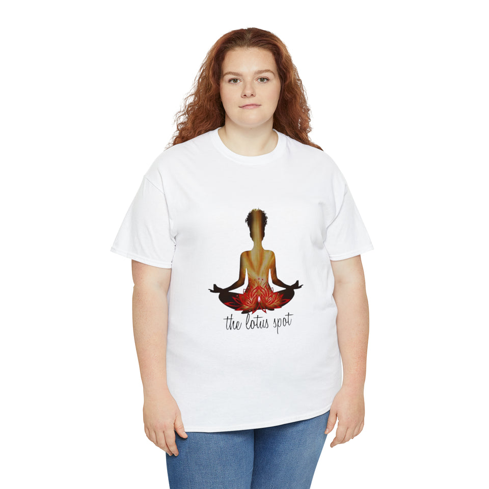 The Lotus Spot Unisex Heavy Cotton Tee