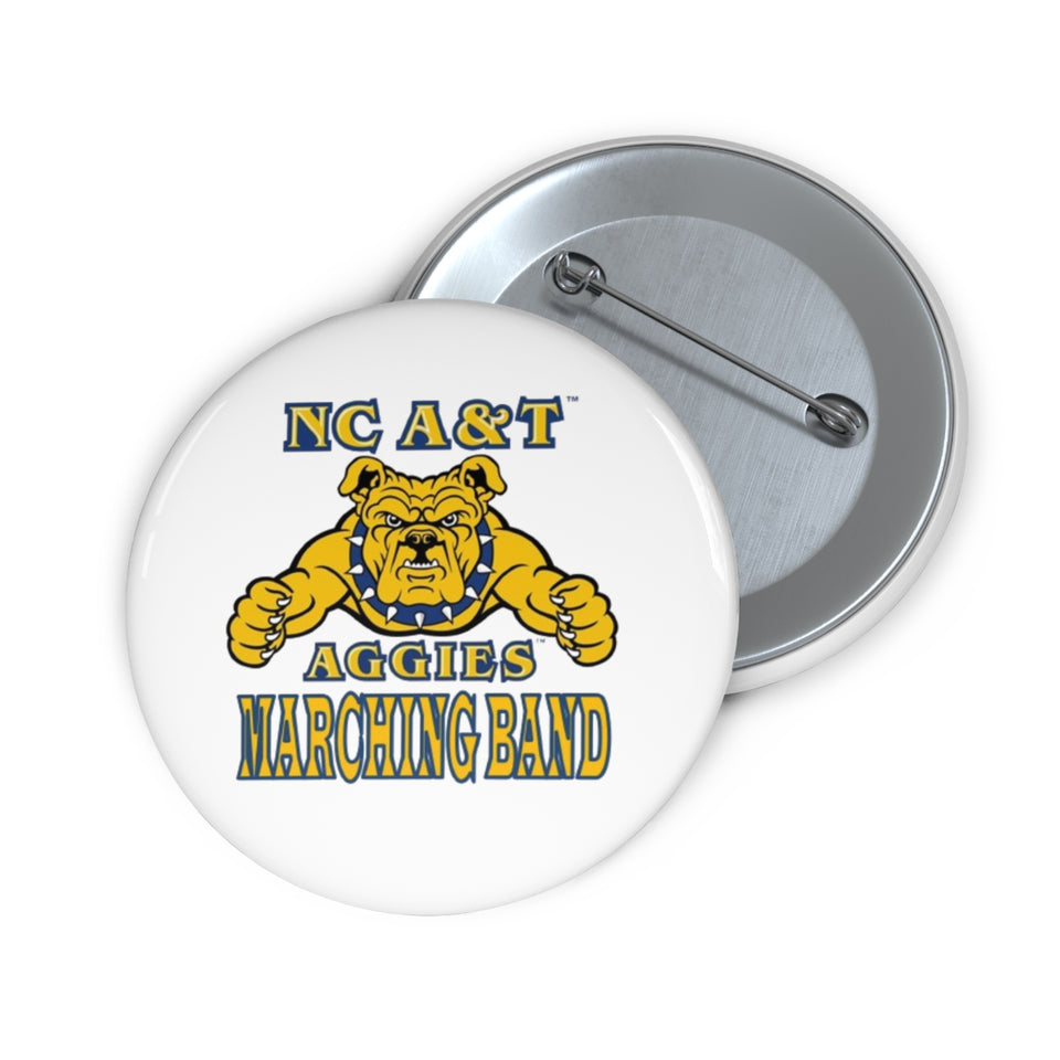 NC A&T Marching Band Custom Pin Buttons
